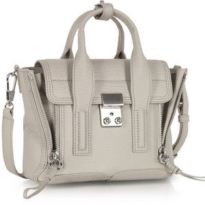 3.1 Phillip Lim Gray Leather Satchel